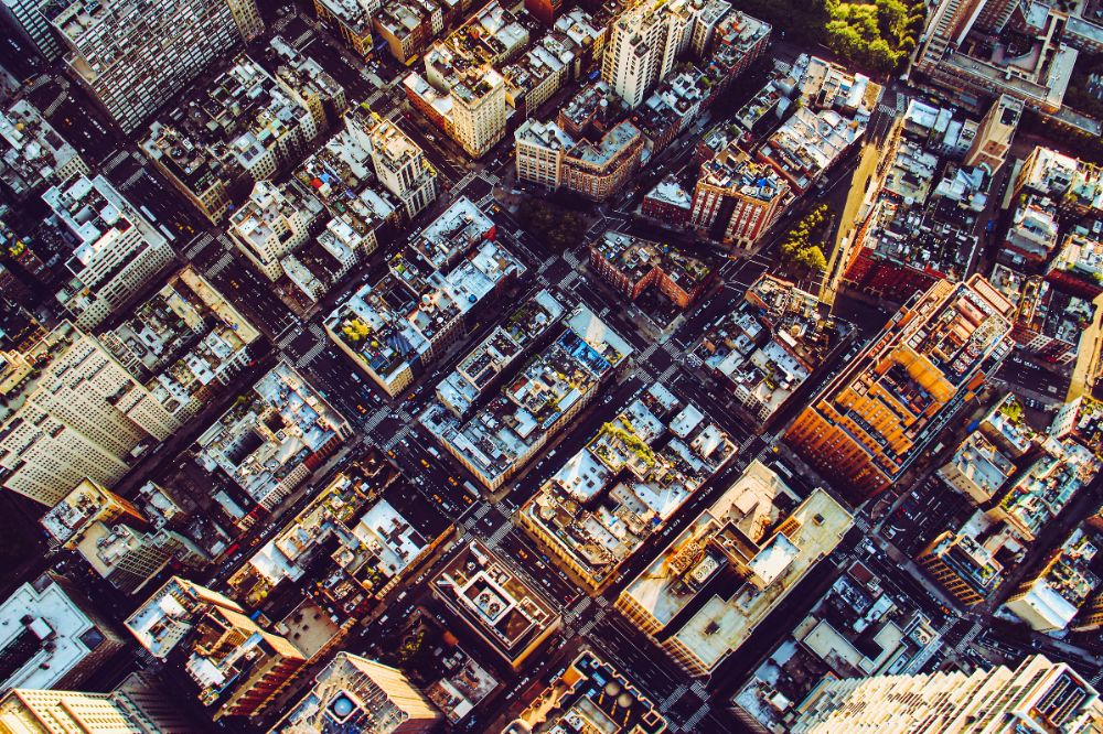 NYC skyline showing air rights development