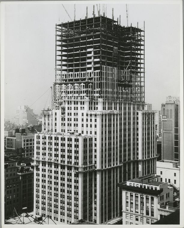 Empire State Building construction workers