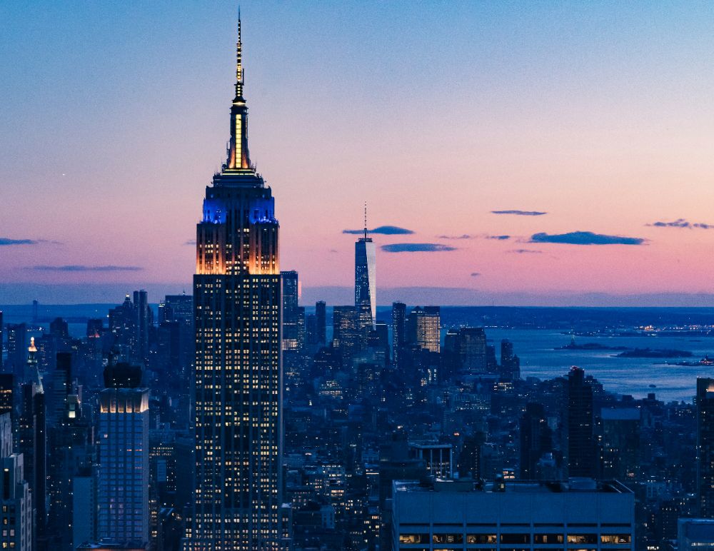 Empire State Building at night