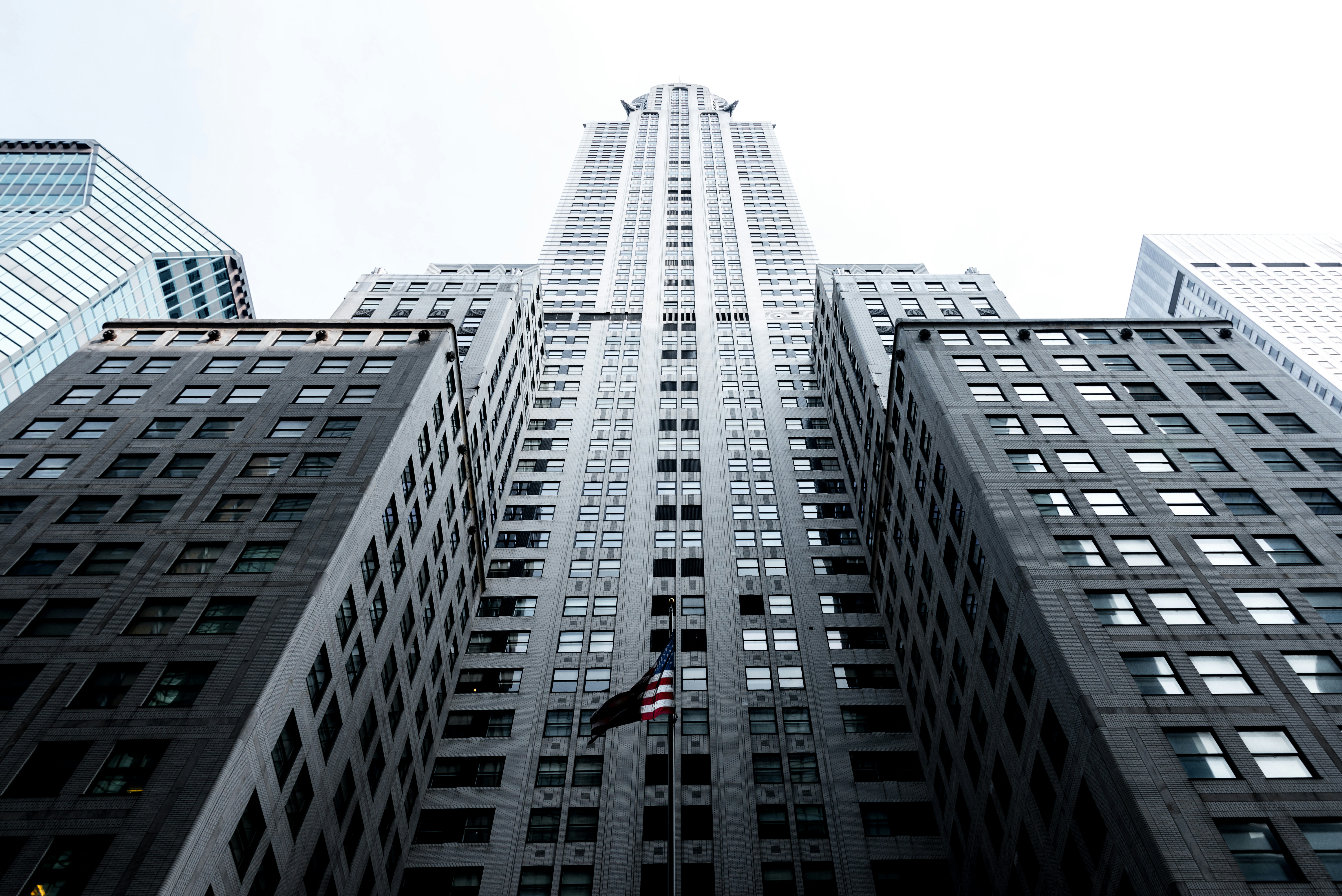 Modern NYC building with setback design